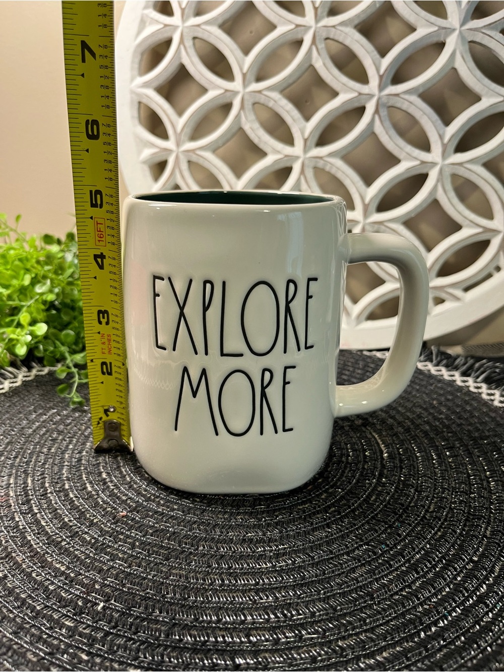 Rae Dunn White Ceramic Camper Mug With Explore More-Never Used - Picture 7 of 9